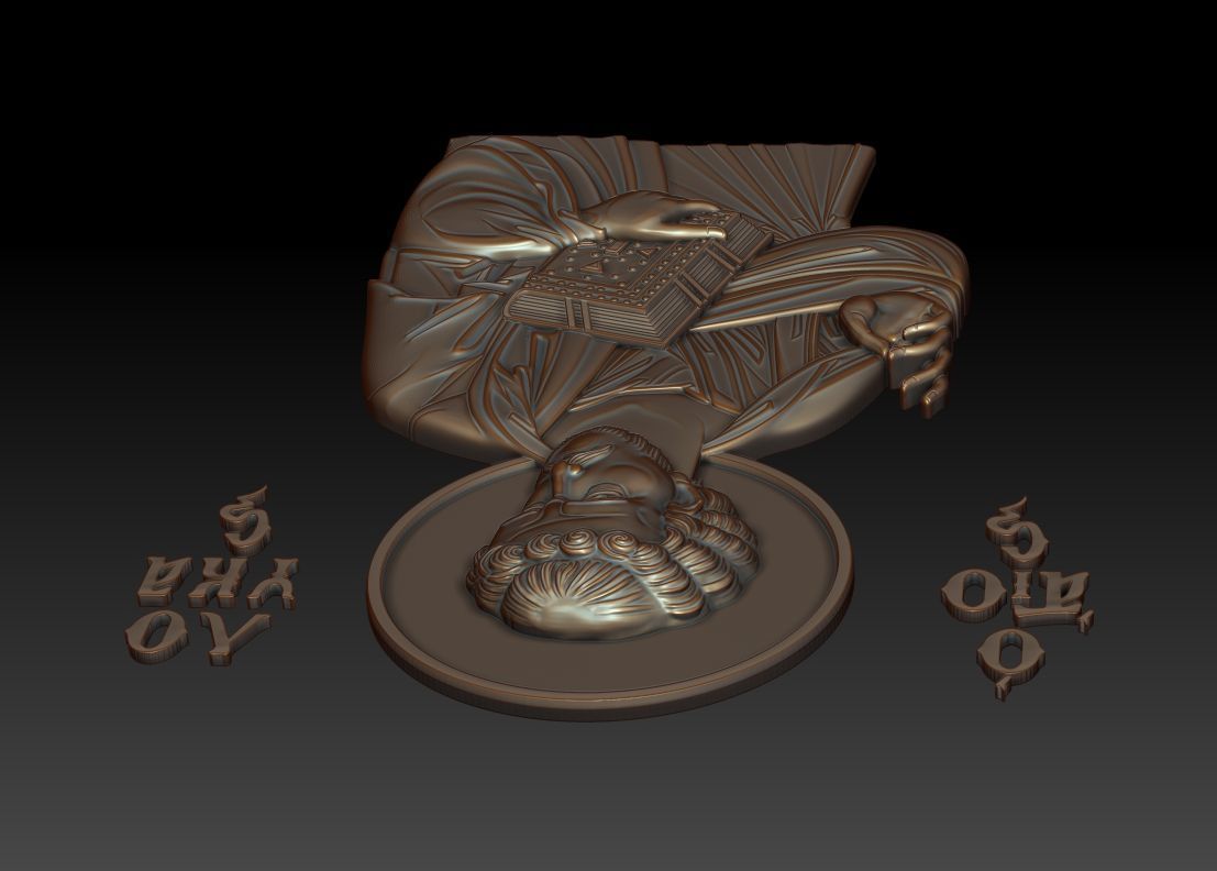 Luke the Evangelist 3D model_6