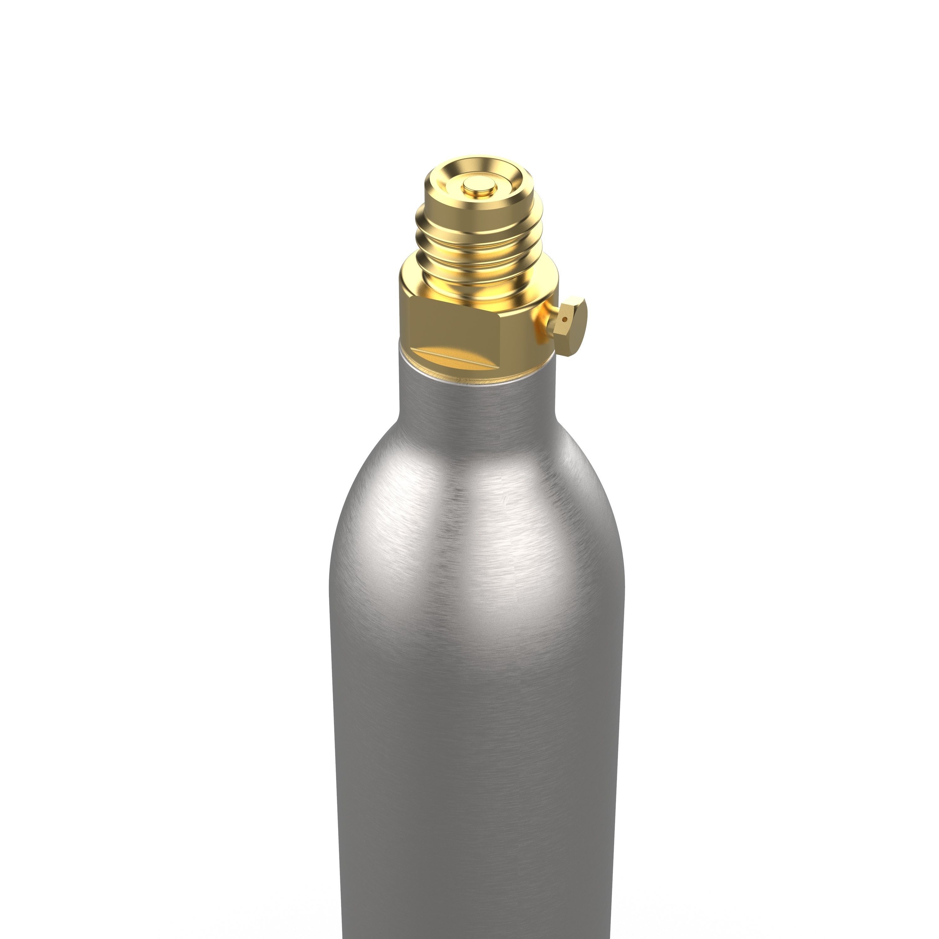 Bottle Co2 Gas Free 3D print model_1