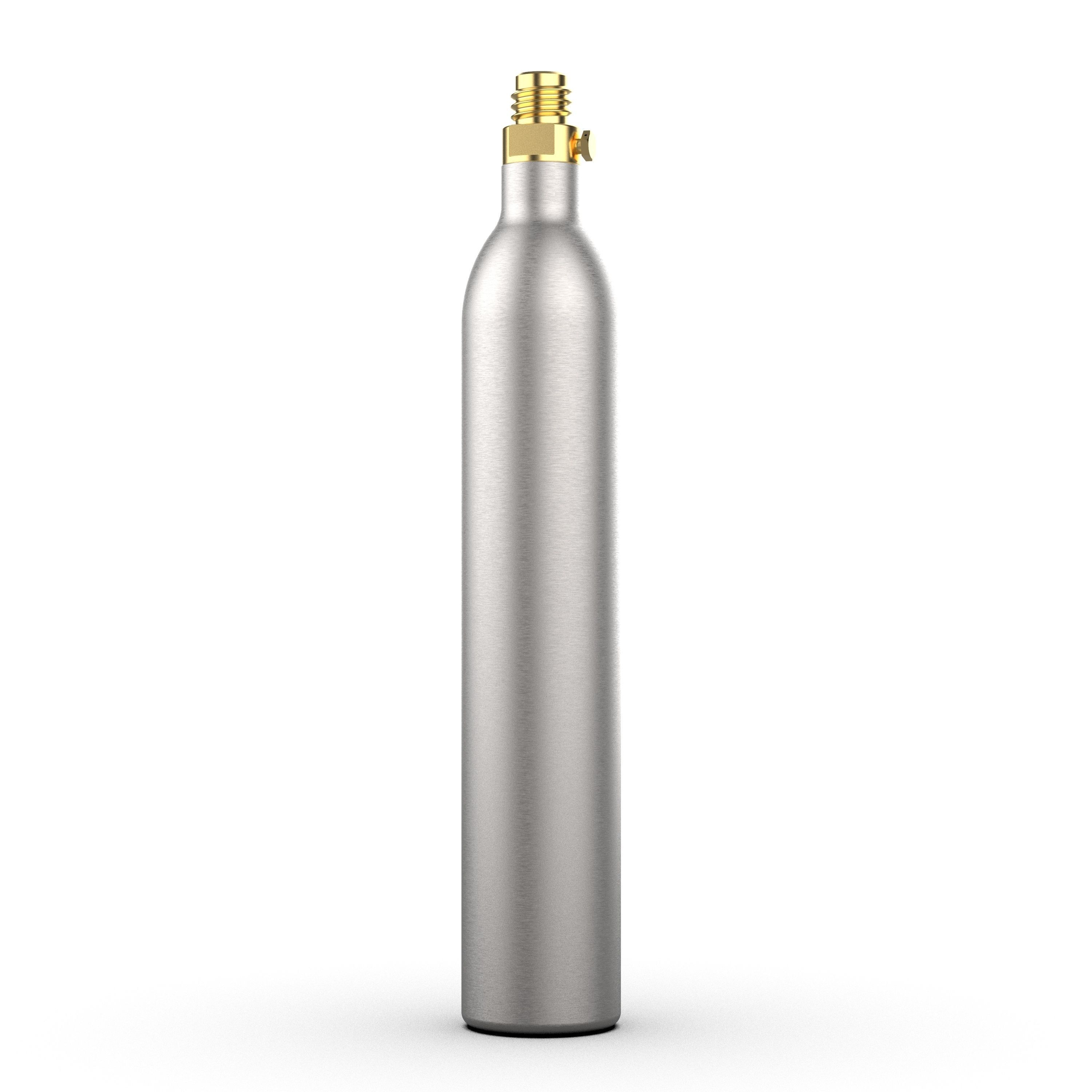 Bottle Co2 Gas Free 3D print model_2