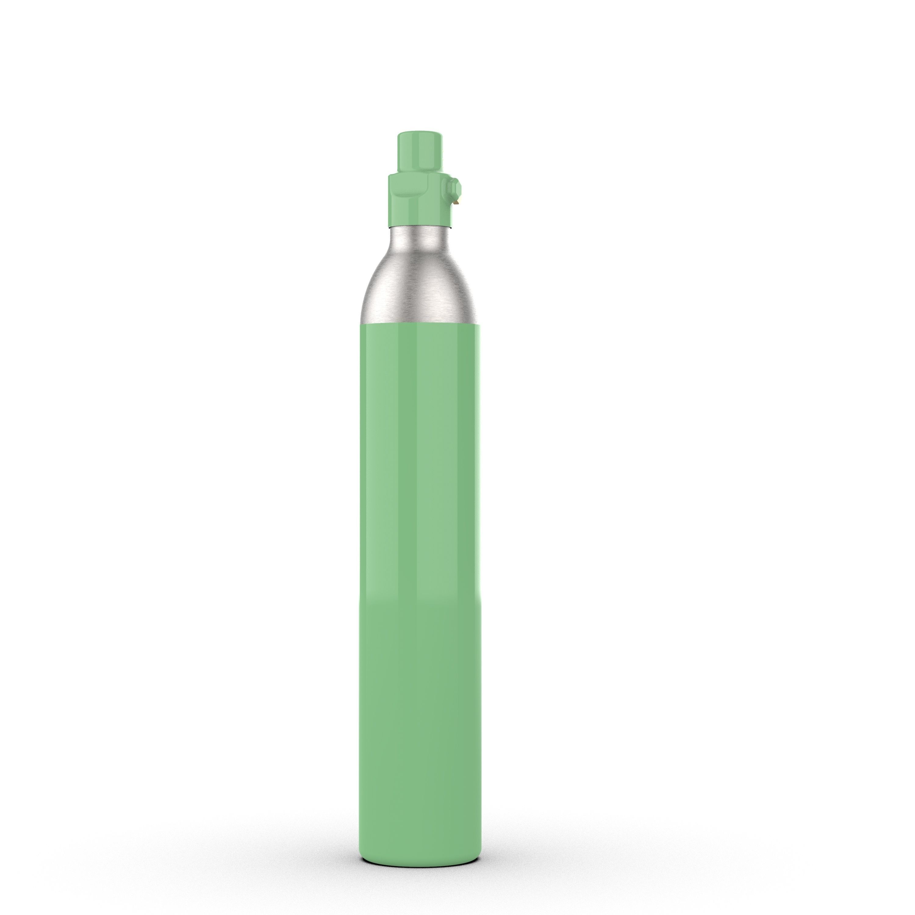 Bottle Co2 Gas Free 3D print model_4