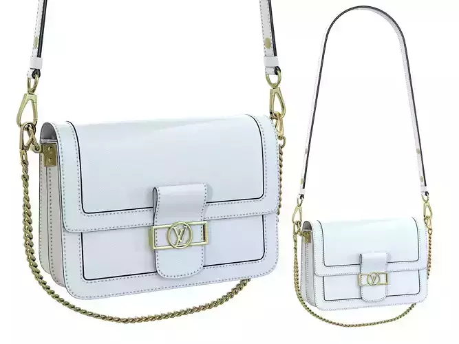 Louis Vuitton Dauphine Bag White