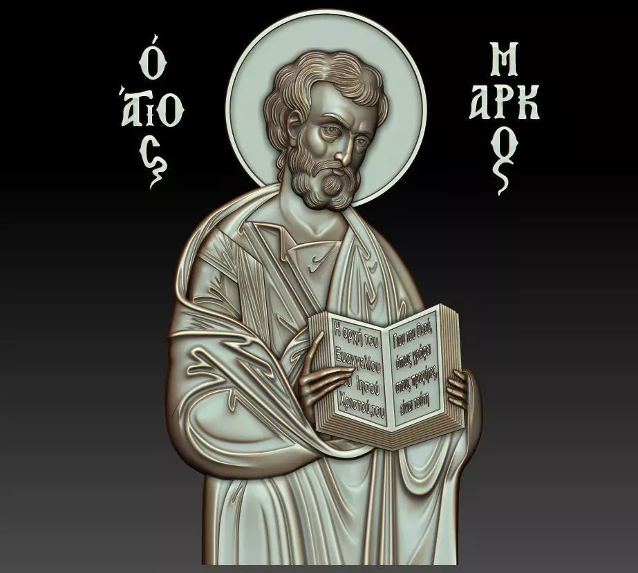 Mark the Evangelist 3D model_0
