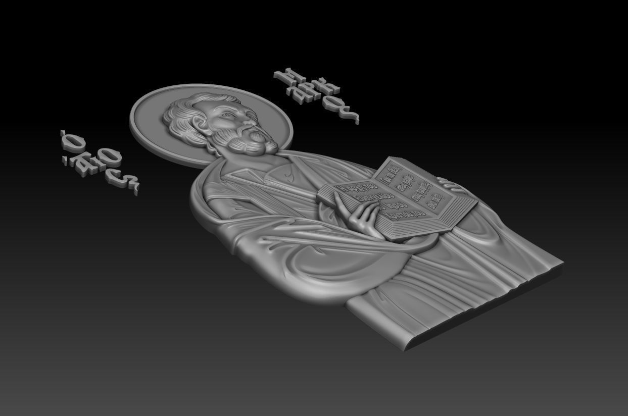Mark the Evangelist 3D model_13