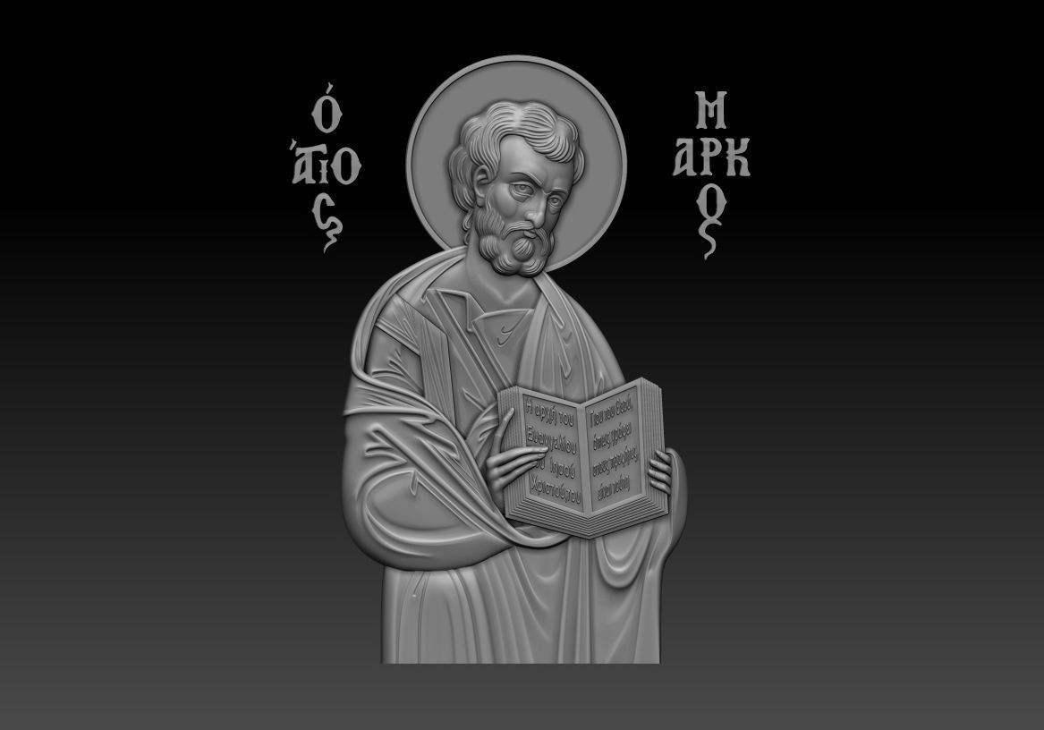 Mark the Evangelist 3D model_12