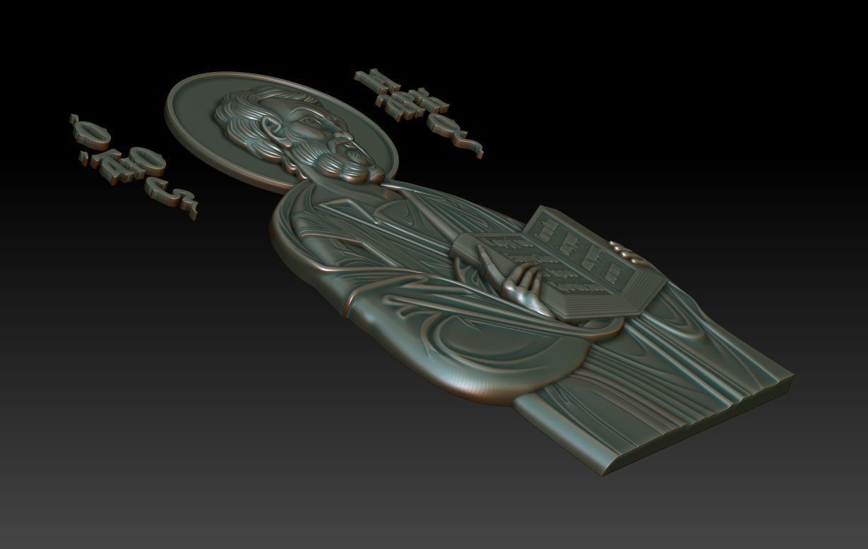 Mark the Evangelist 3D model_9