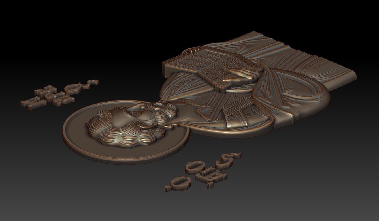 Mark the Evangelist 3D model_7