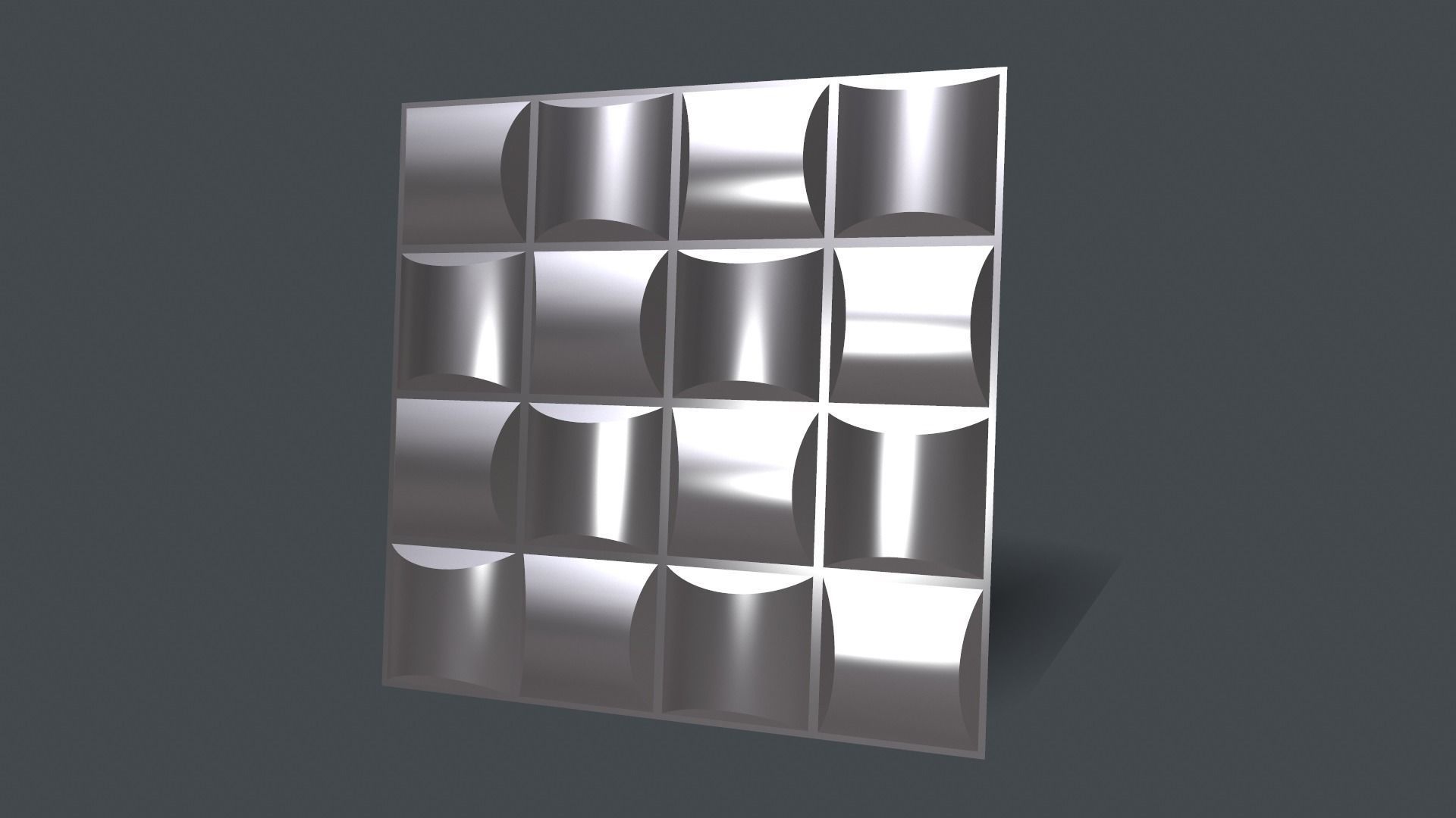 Wall Panel 3D model_4