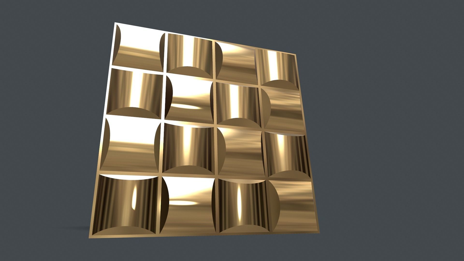 Wall Panel 3D model_5