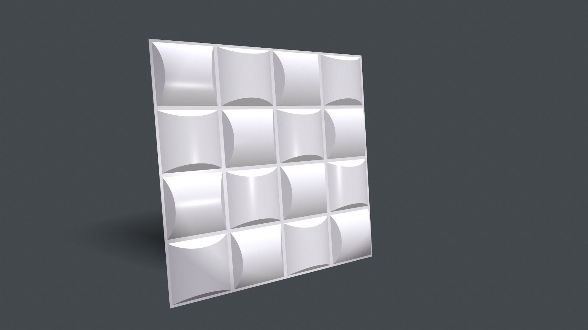 Wall Panel 3D model_8