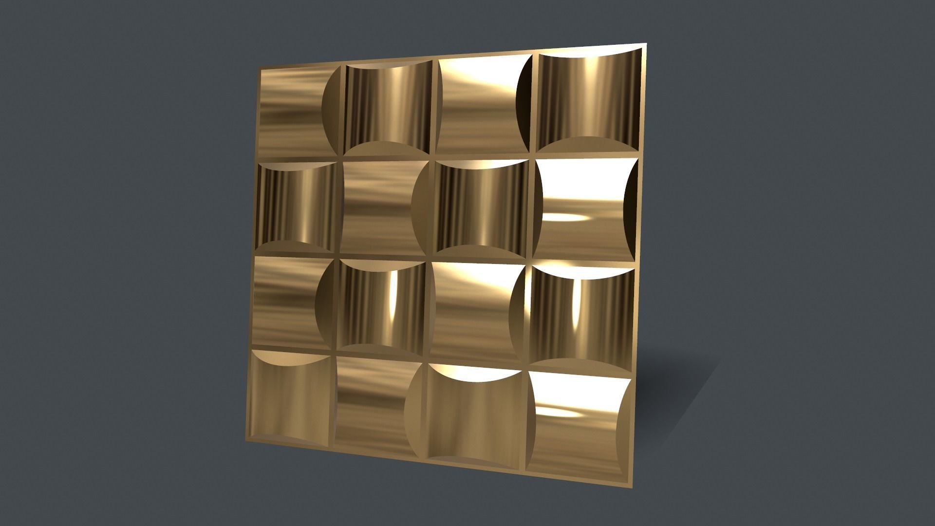 Wall Panel 3D model_2