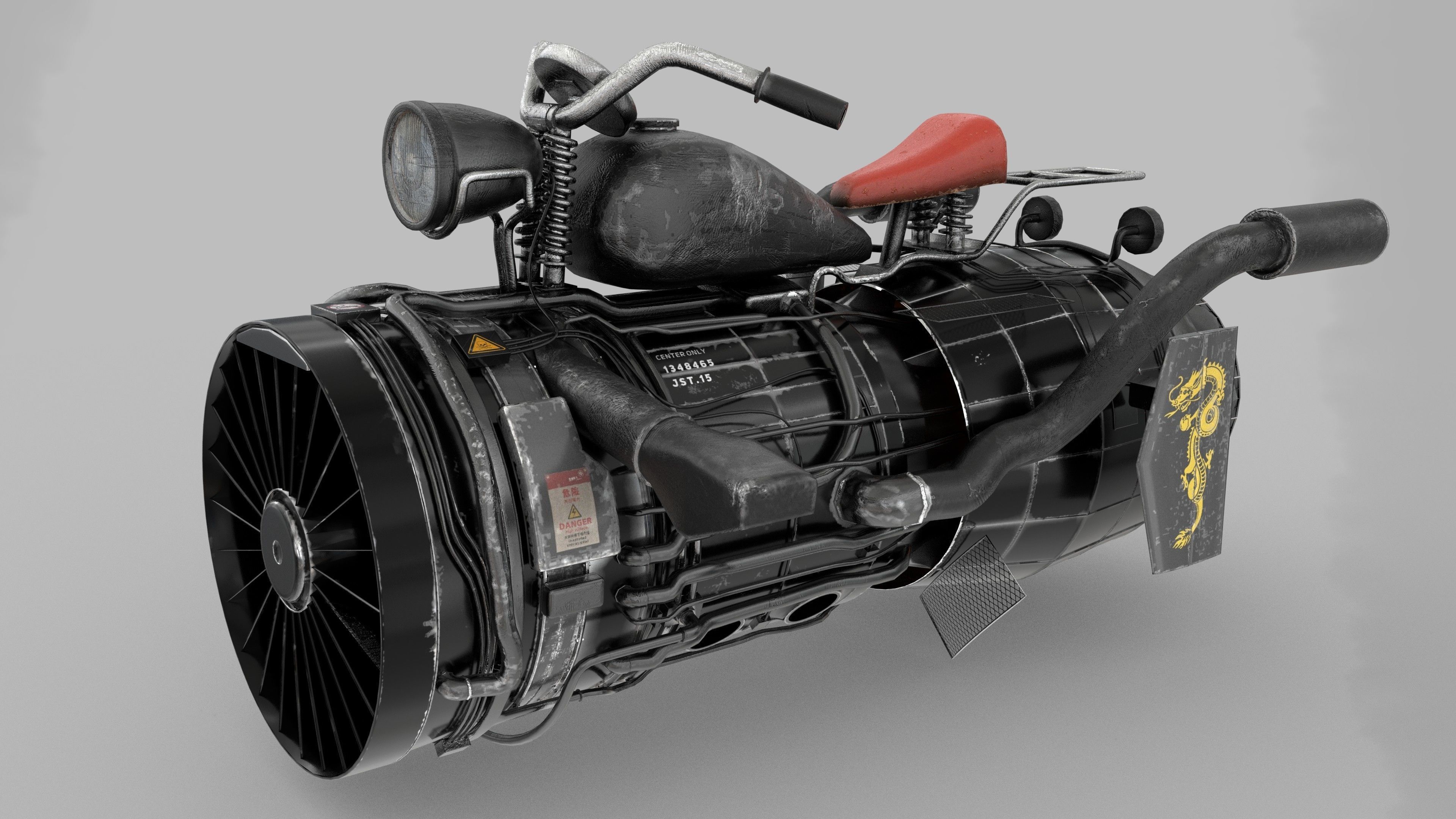Jetbike -001 3D model_4