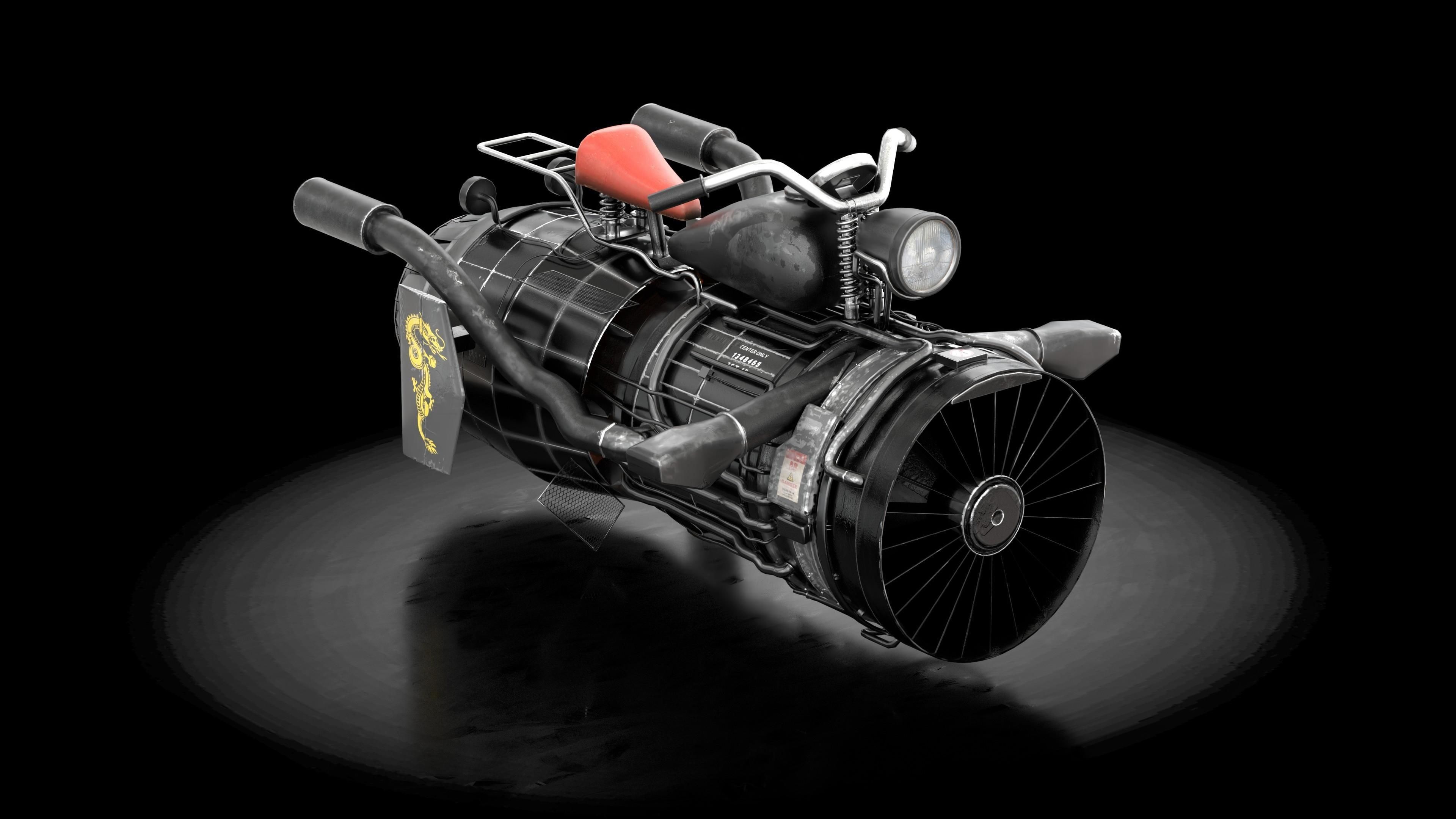 Jetbike -001 3D model_2