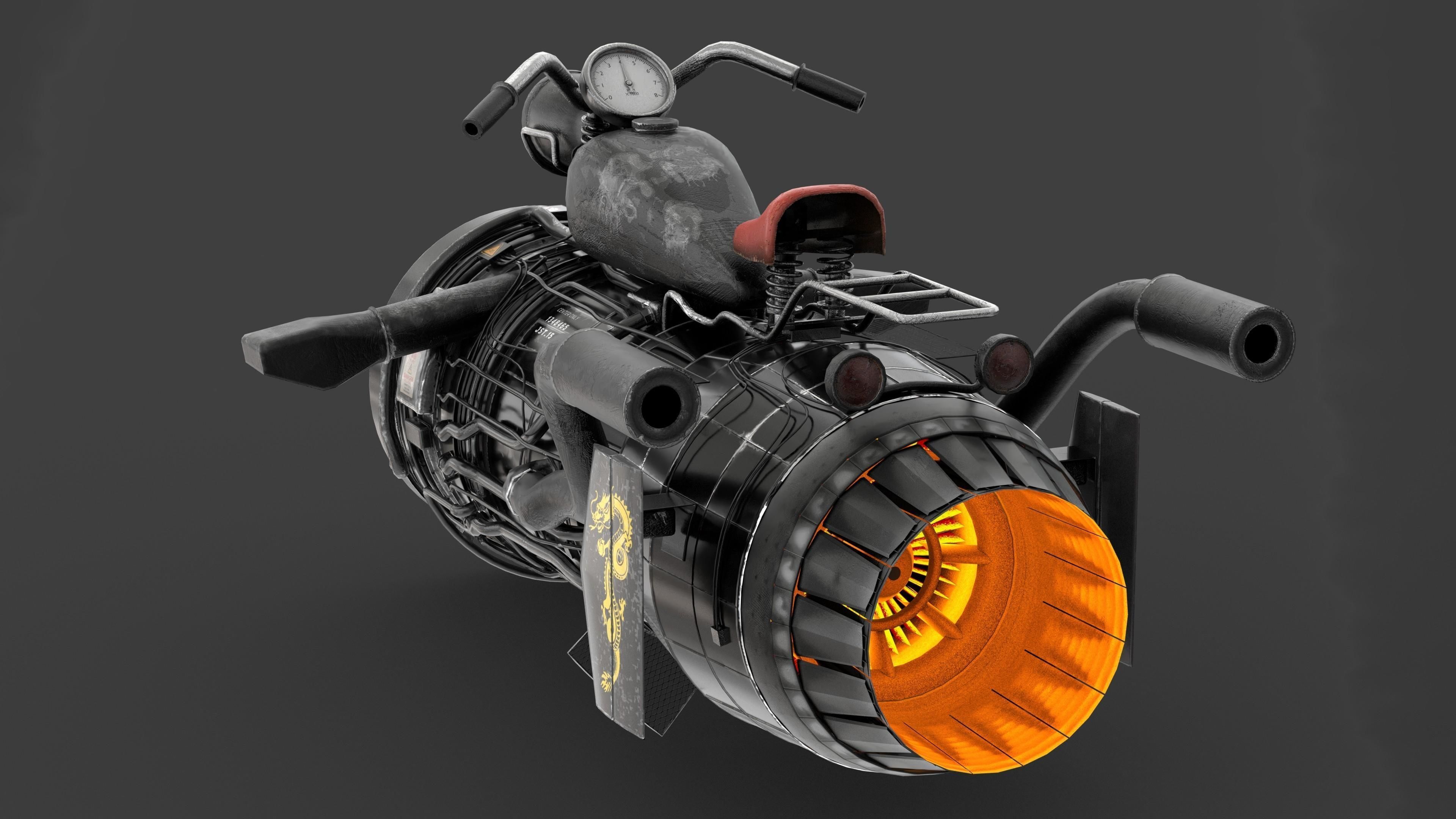 Jetbike -001 3D model_3