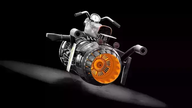 Jetbike -001 3D model