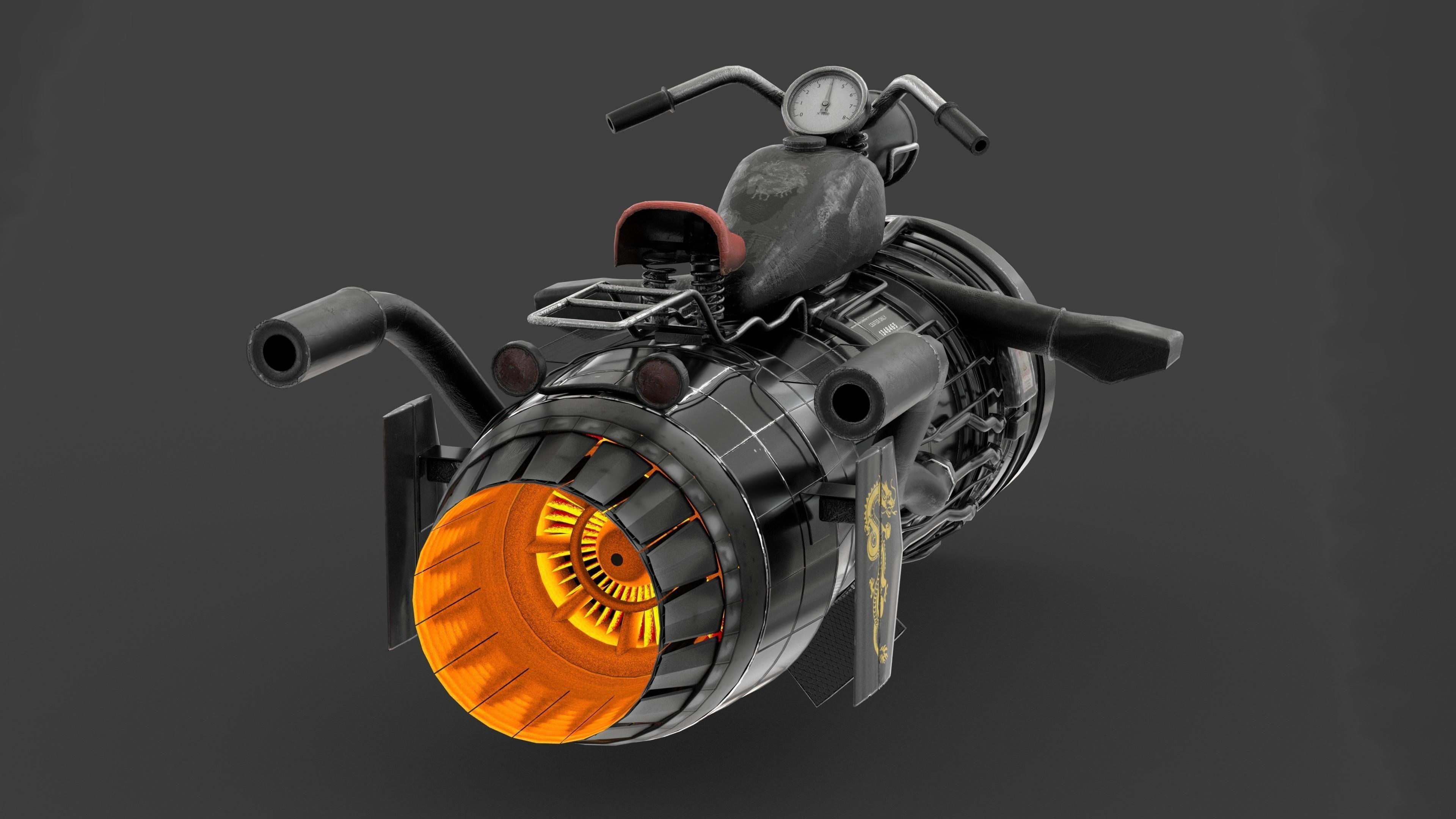 Jetbike -001 3D model_6