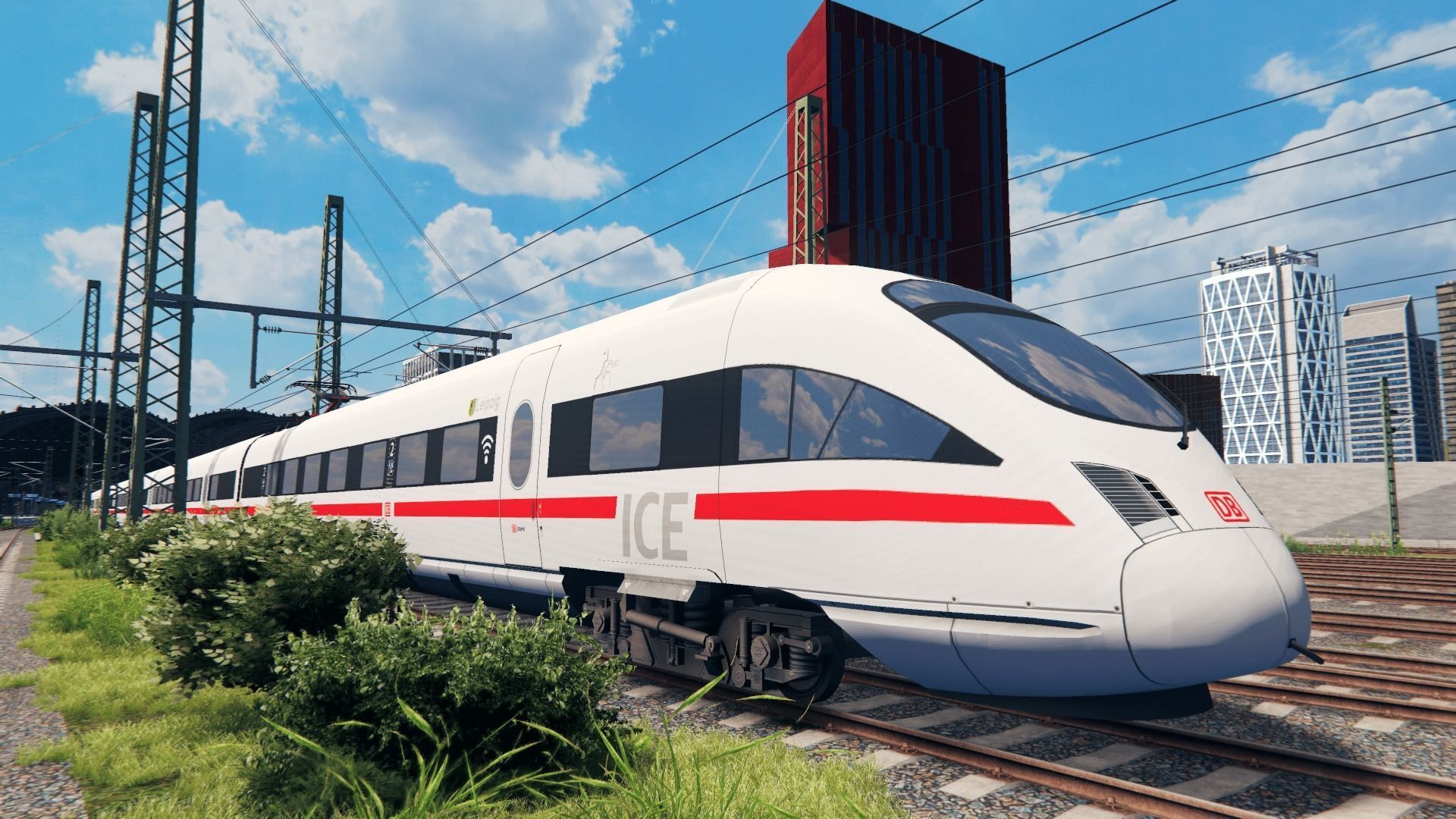 Deutsche Bahn ICE T Low-poly 3D model_1