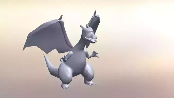 Charizard dragon with wings