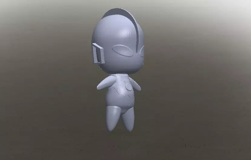 Ultraman humanoid 3D model