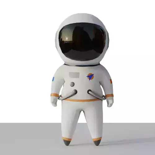Astronaut Low Poly Stylised