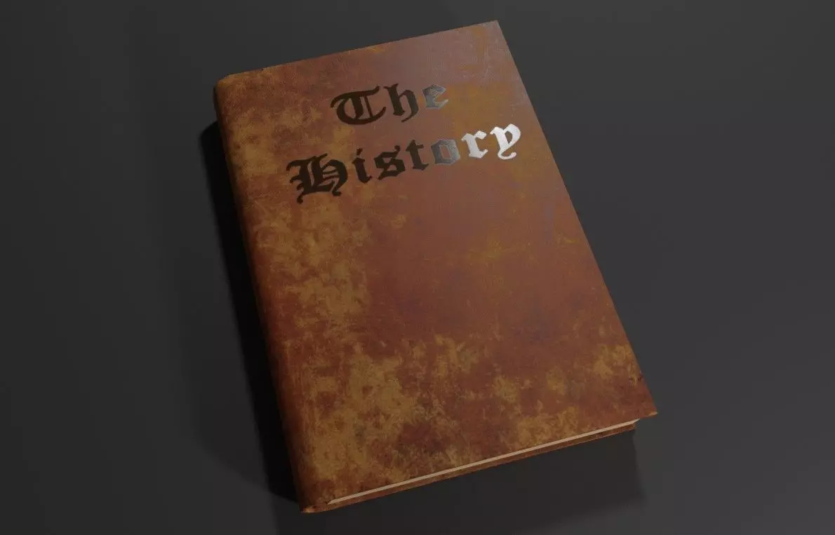 Old Book - Livro Antigo Low-poly 3D model