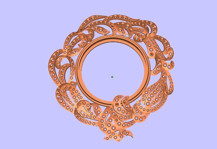 luxury pendant - locket 3D print model_15