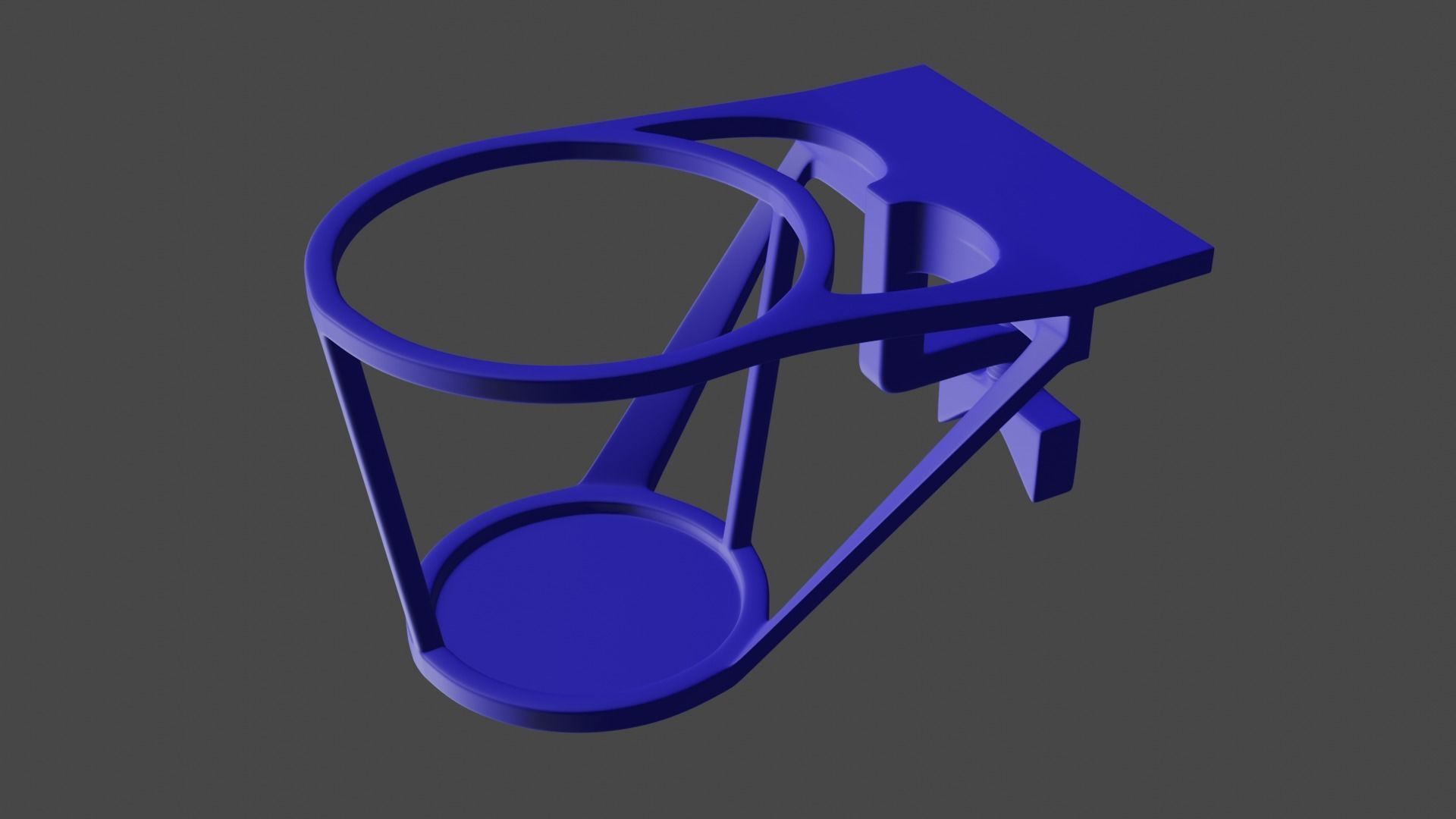 Cup holder for table 3D model 3D printable CGTrader