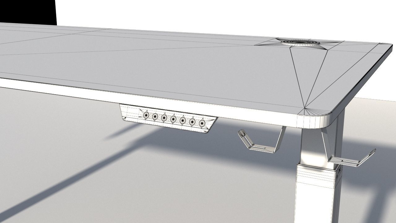 Asset Unreal Engine 5 Computer Table 3D model_12
