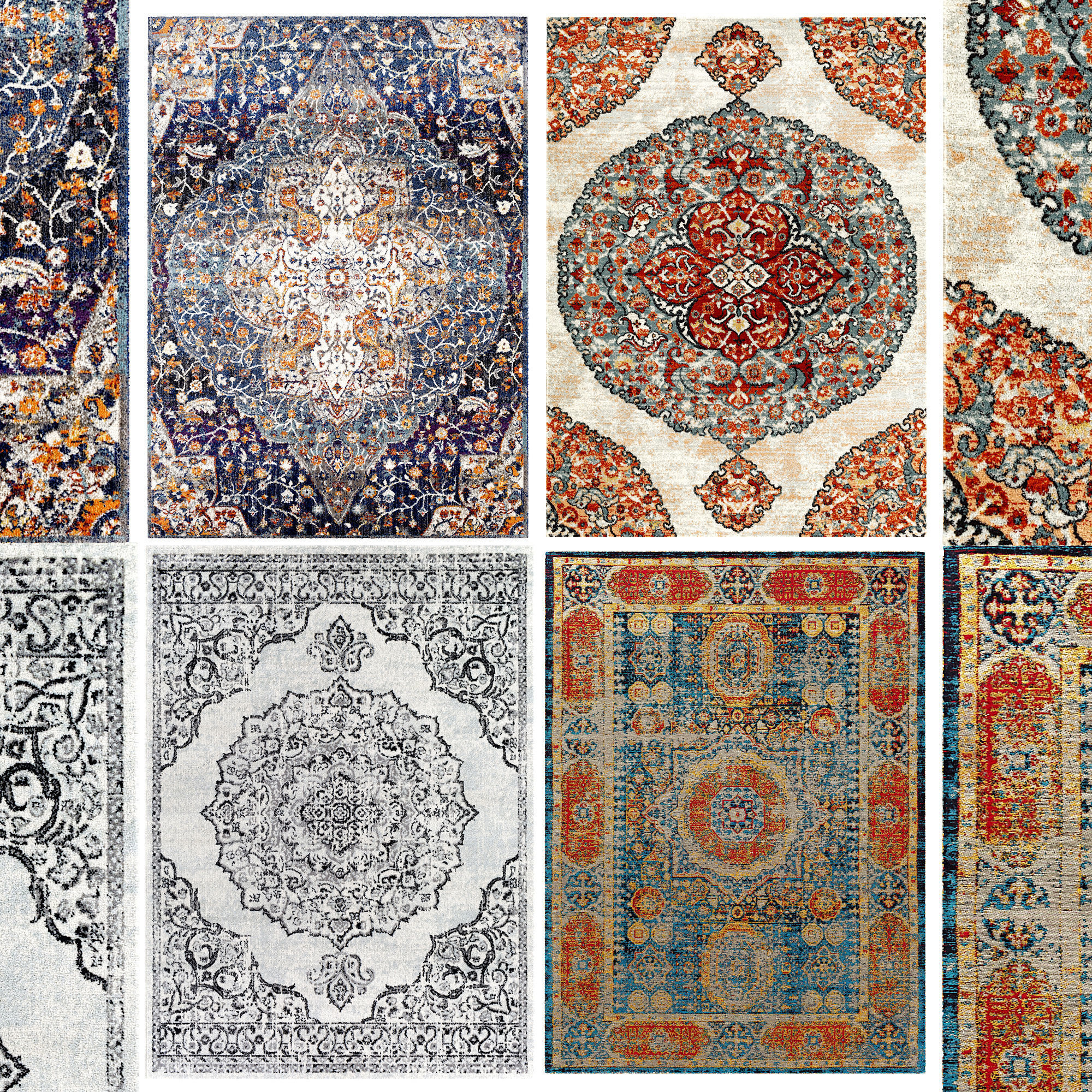 Classic rug 3D model_2