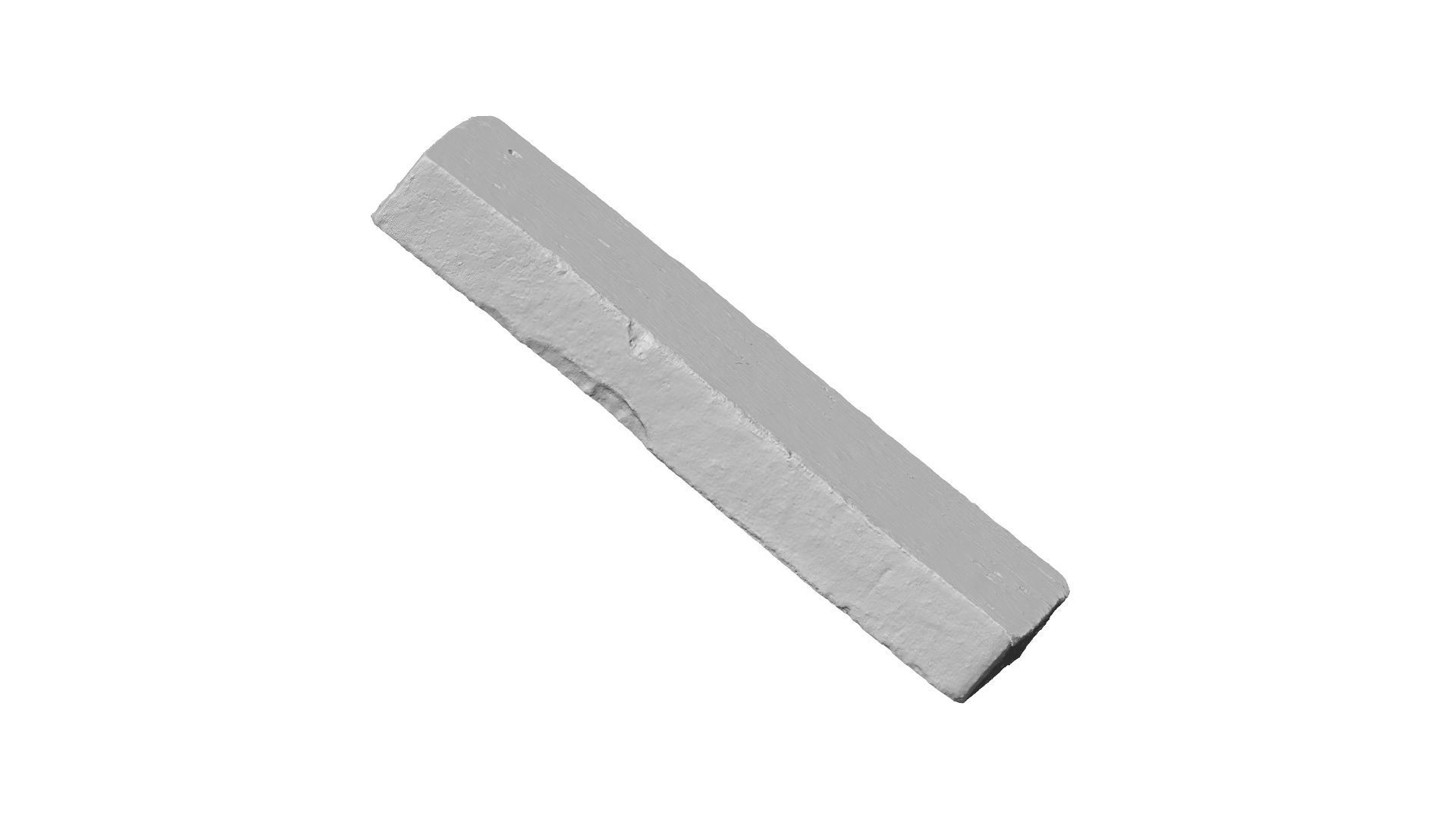 Mossy Facing Brick Raw Scanned 3D model_10