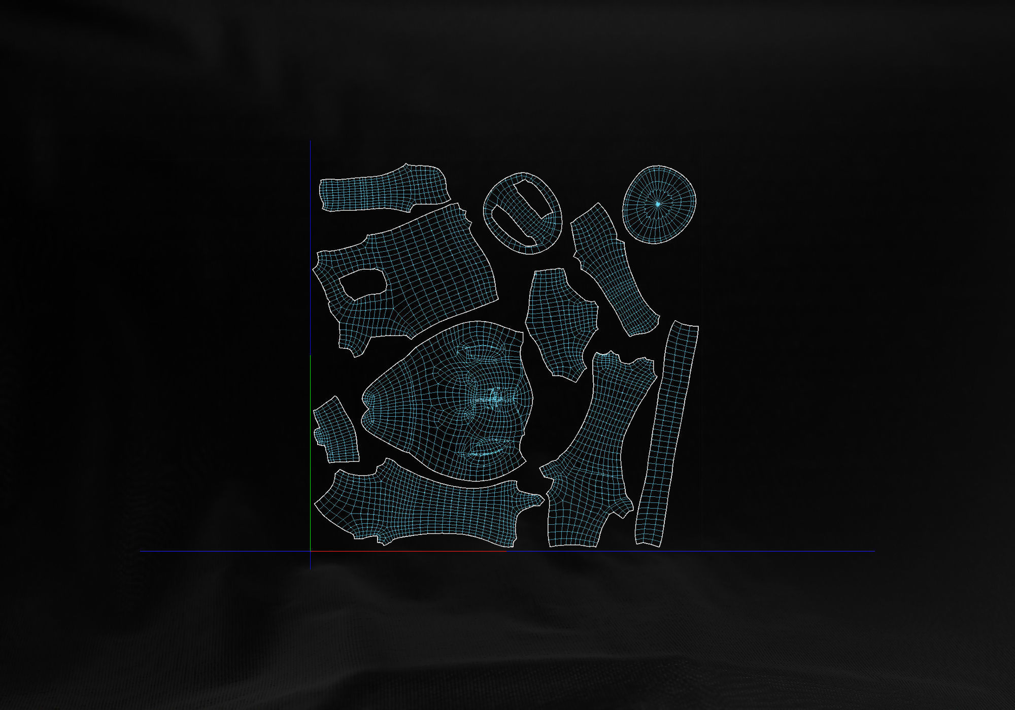 African Statues Pack 3D Model Collection_15