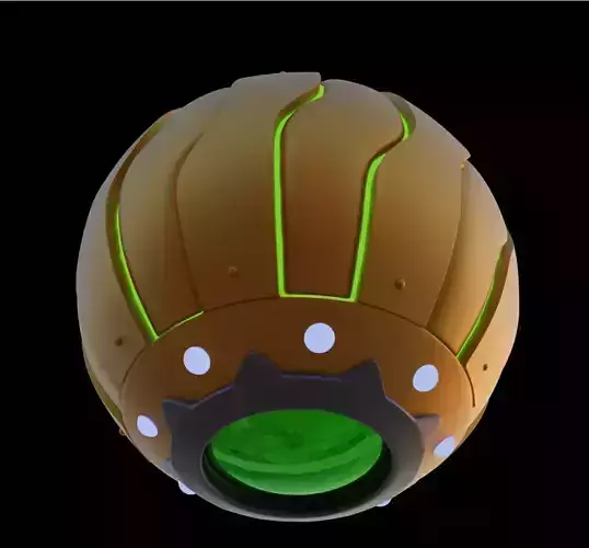 green goblin grenade 3d model