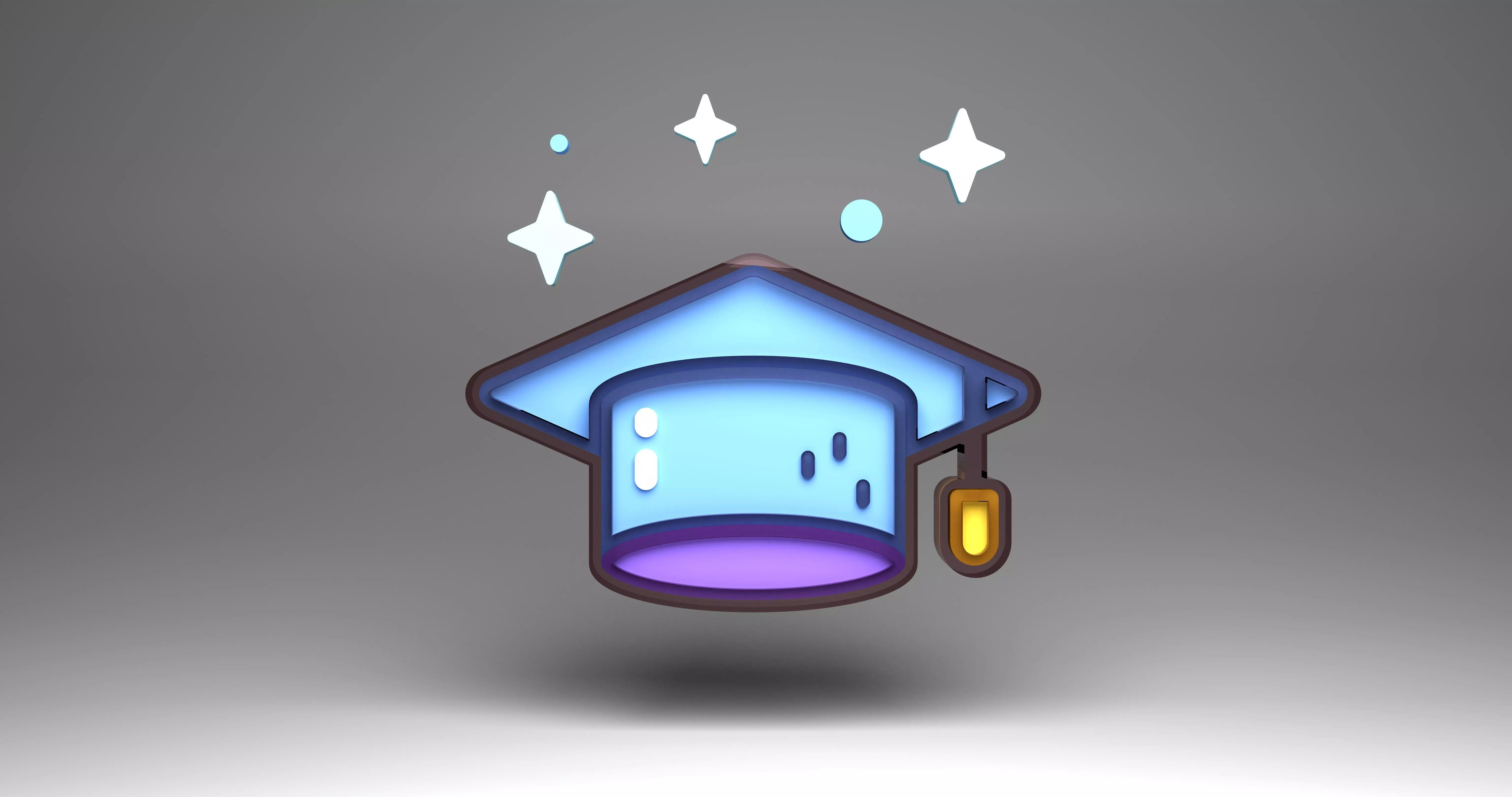 Toga in 3D Flat icon Free 3D model