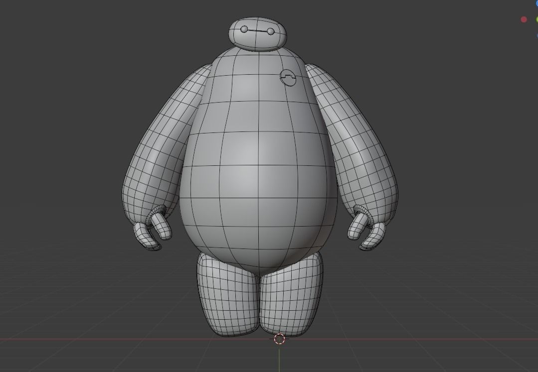 baymax big hero 3D model_2