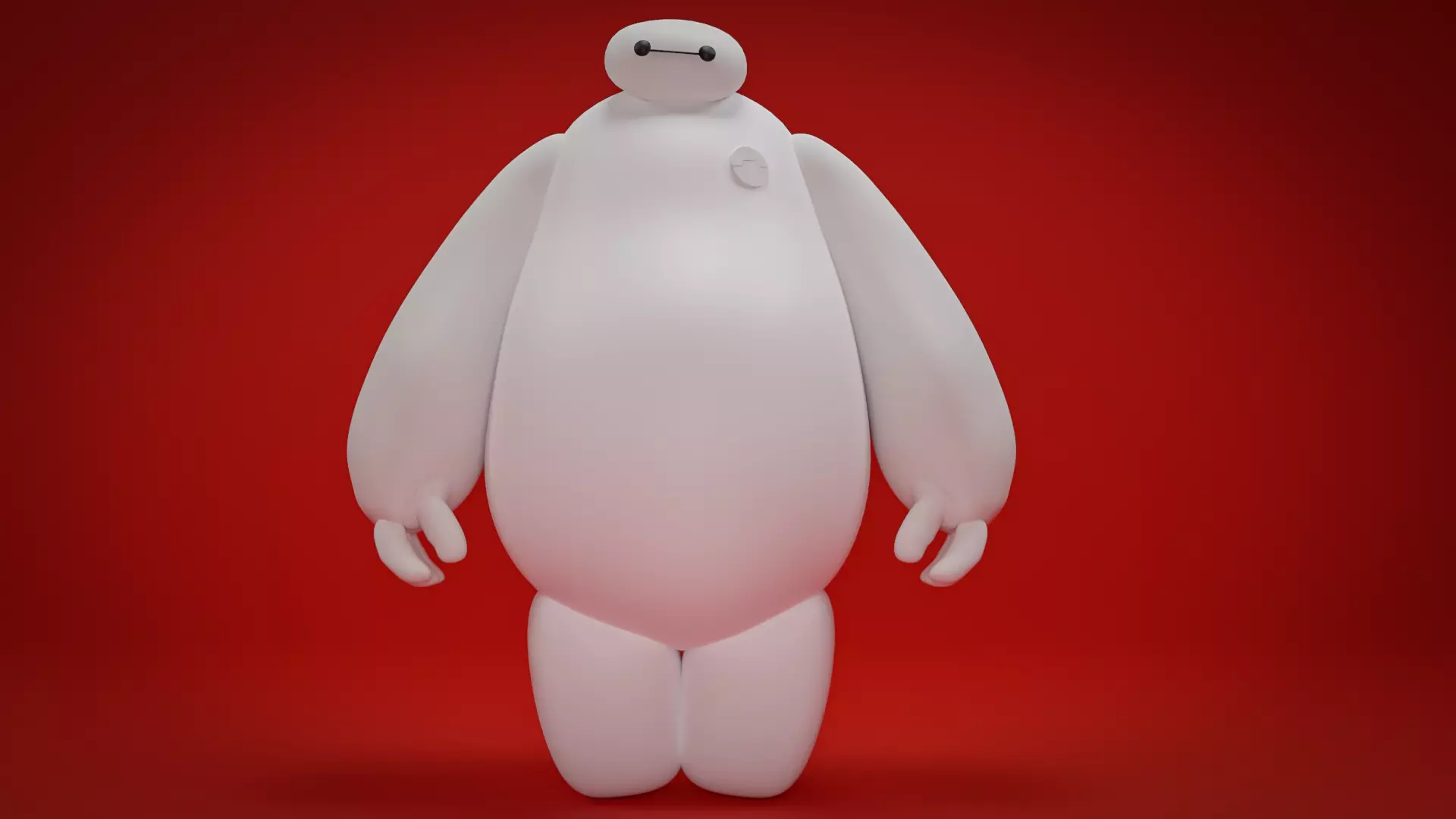 baymax big hero 3D model_0