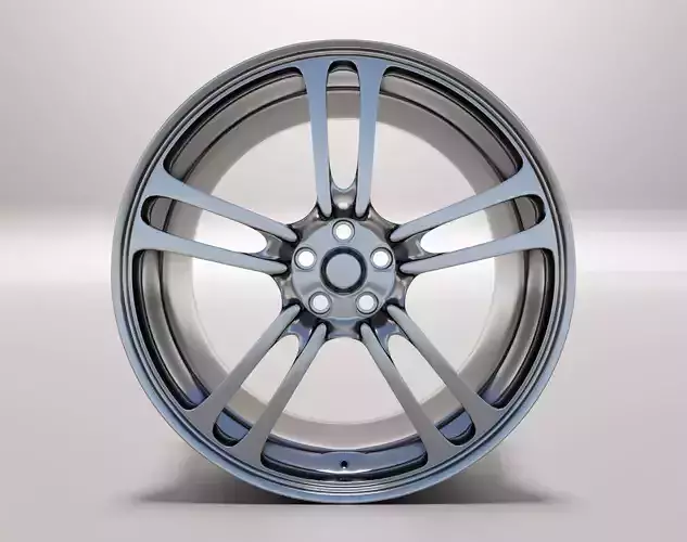 3D model rim wheel part8 3D model