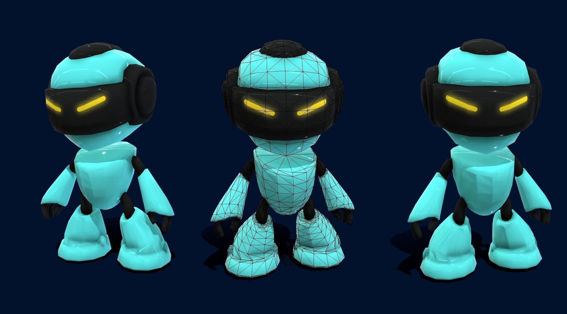 VIASS Robots Terrorist A Low-poly 3D model_1