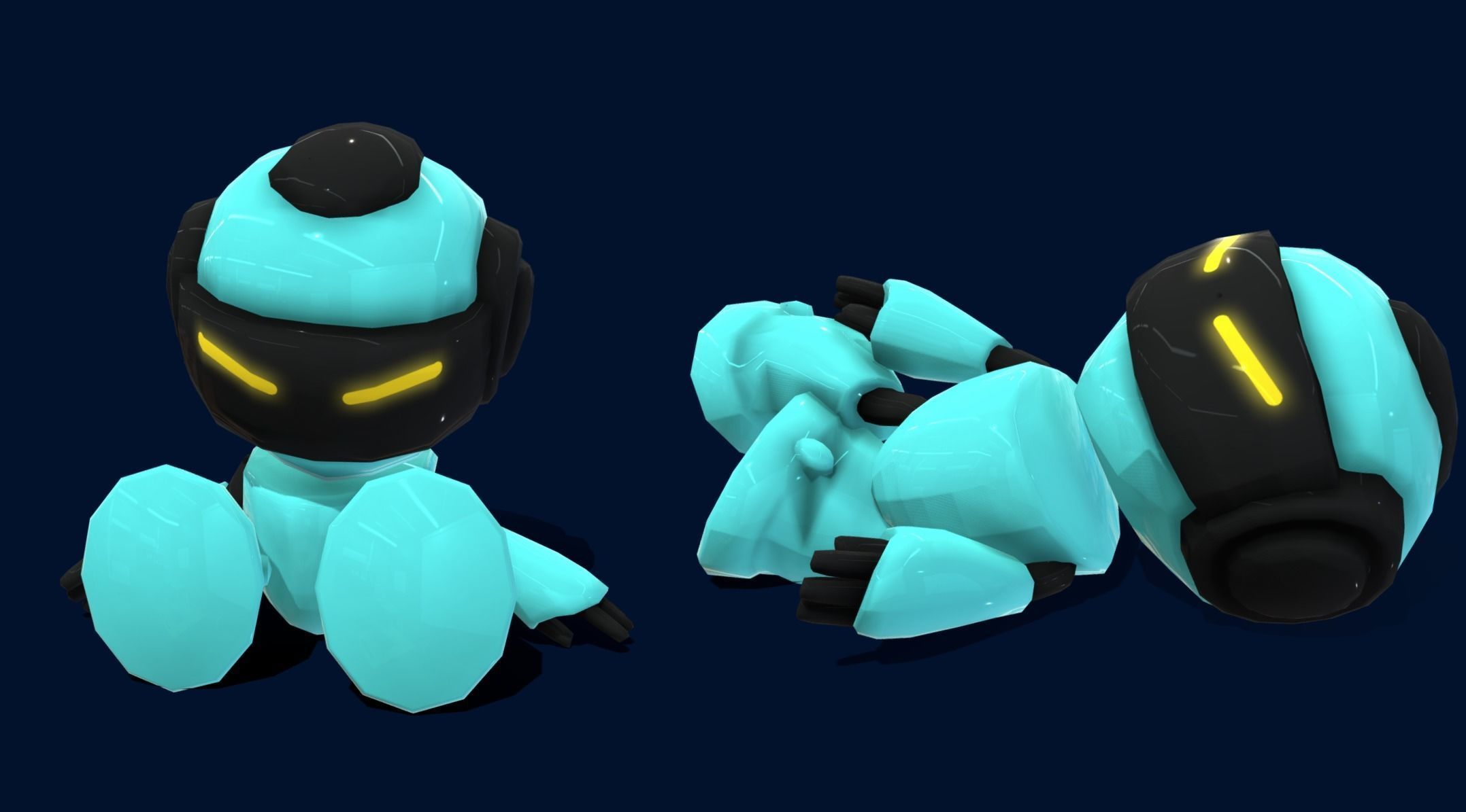 VIASS Robots Terrorist A Low-poly 3D model_4