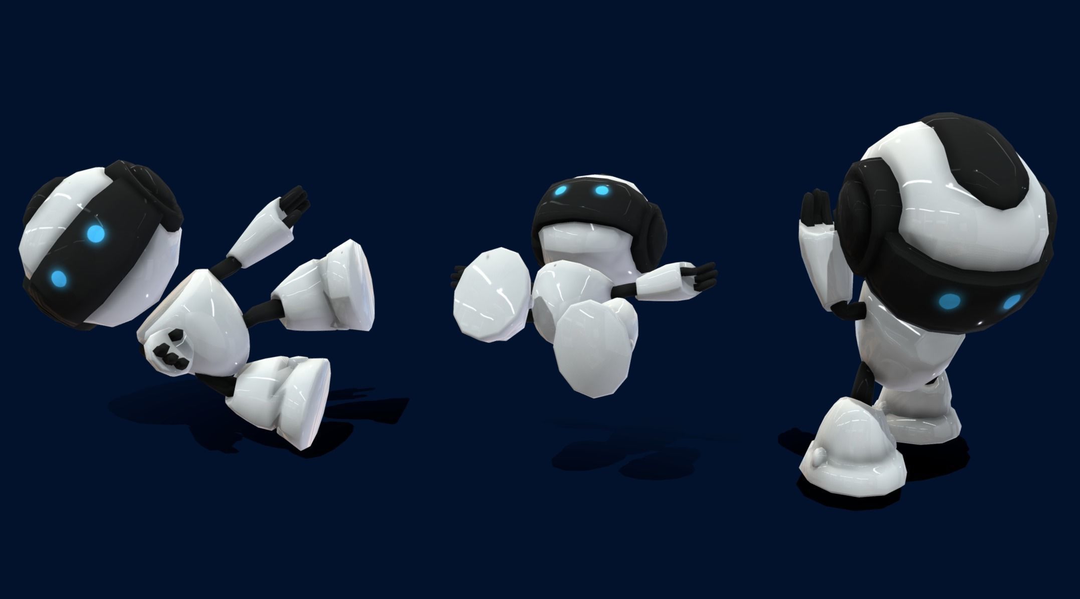 VIASS Robots Terrorist A Low-poly 3D model_3