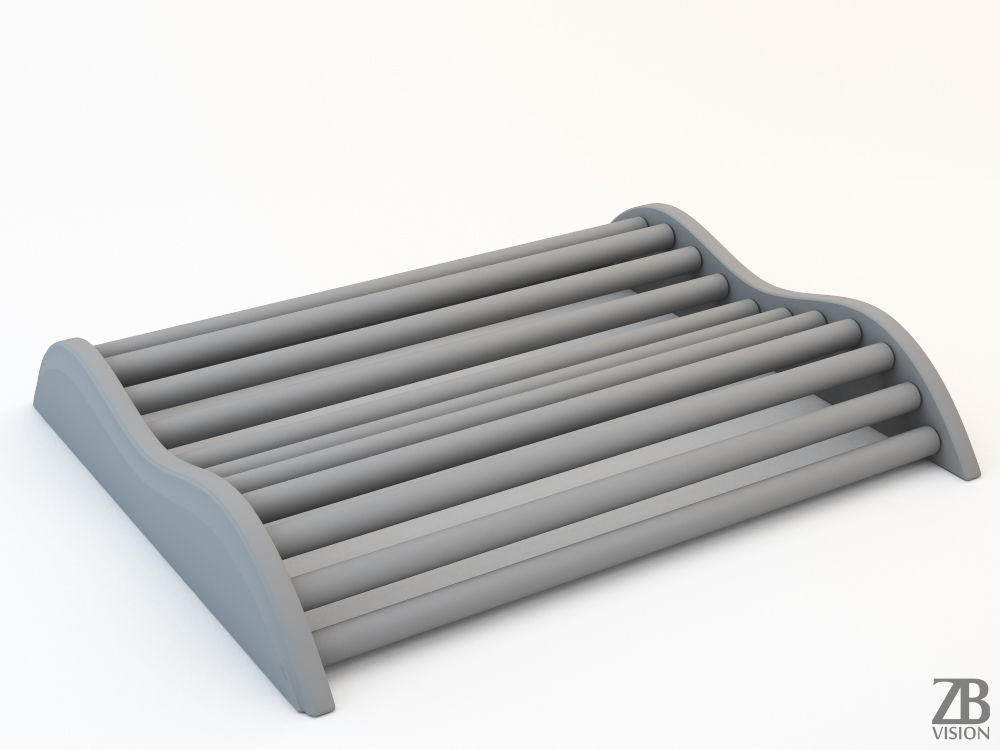 Sauna Pillow 3D model_4