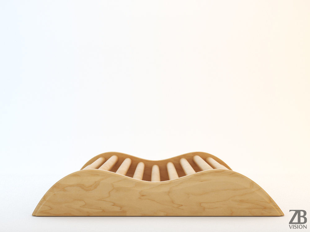 Sauna Pillow 3D model_2