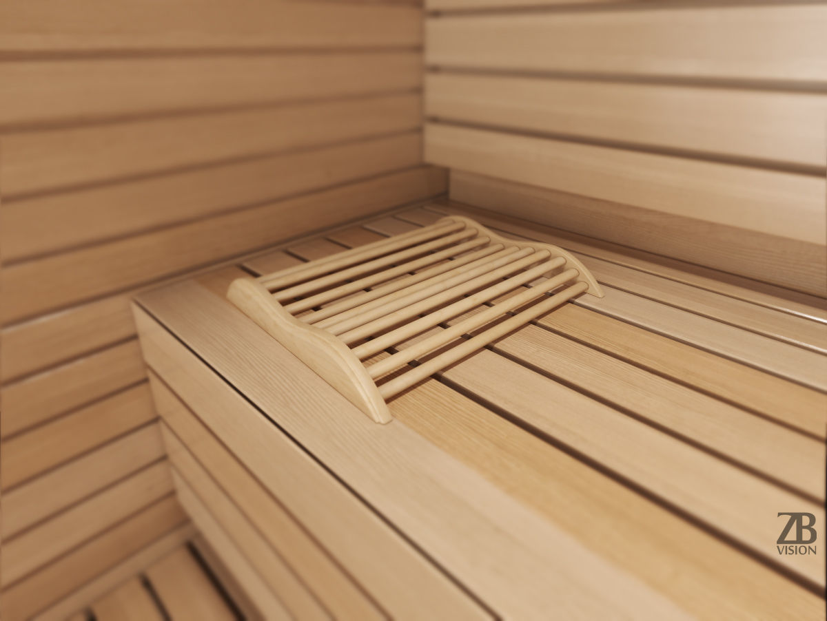 Sauna Pillow 3D model_1