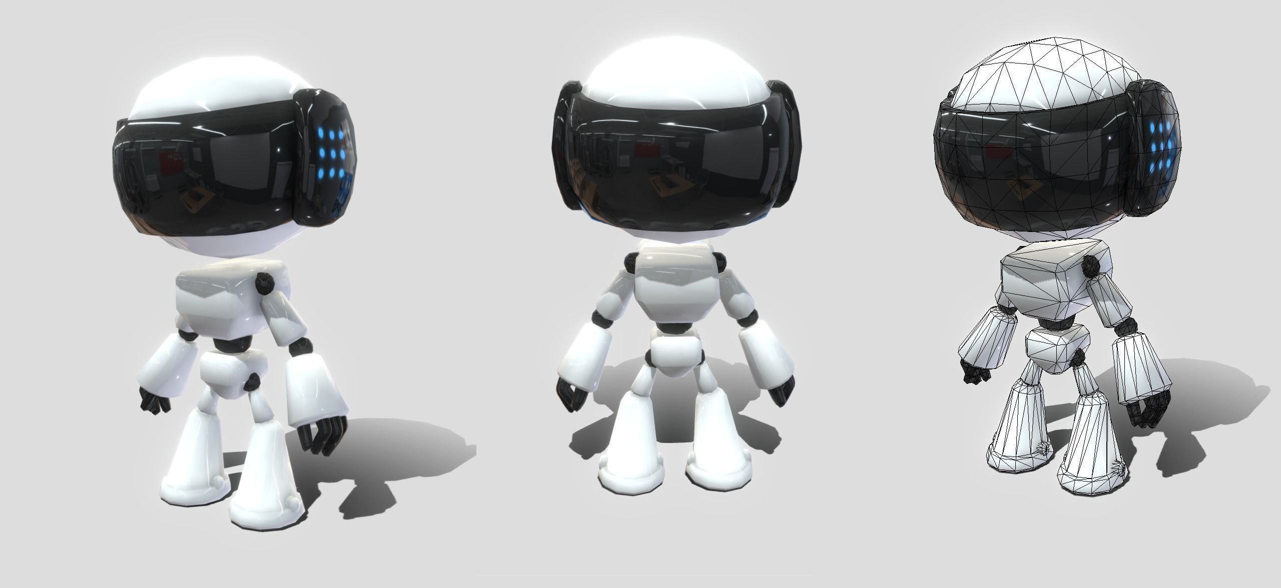 VIASS Robots Terrorist B Low-poly 3D model_2