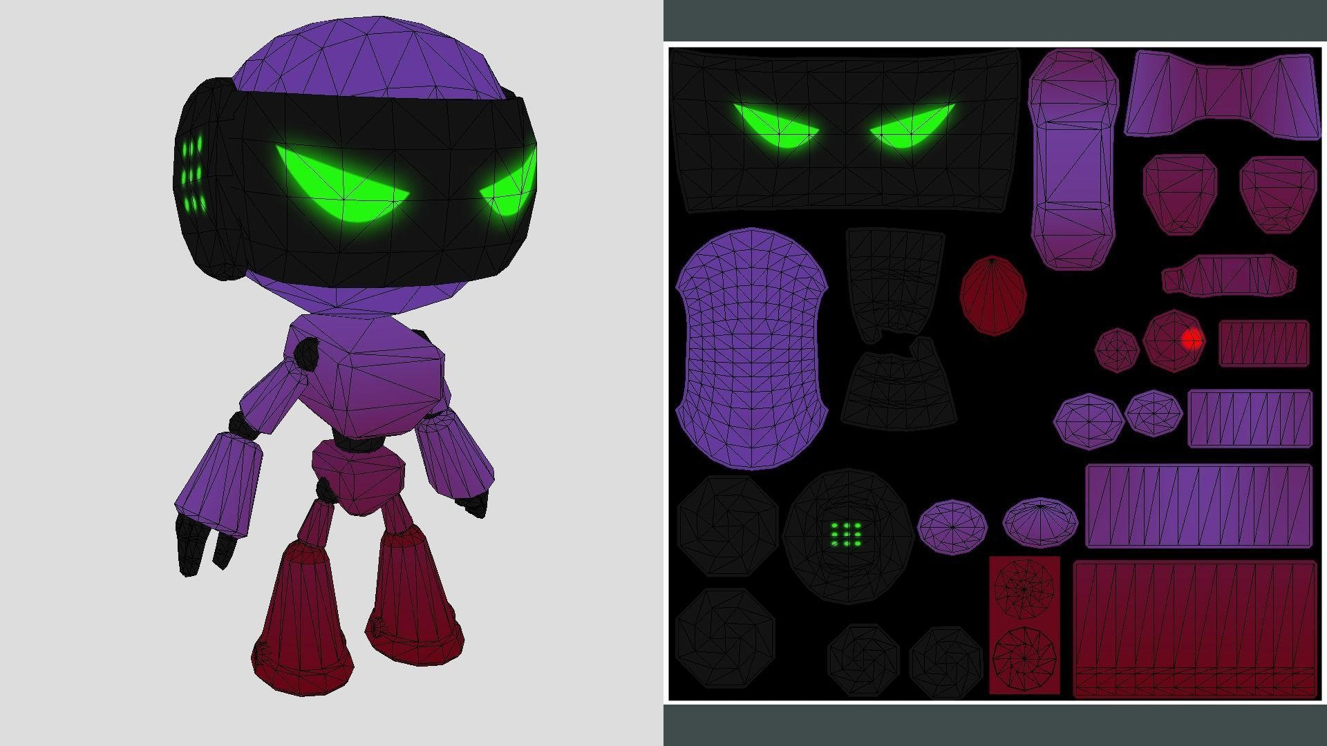 VIASS Robots Terrorist B Low-poly 3D model_9