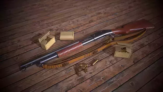 Winchester M12 Shotgun