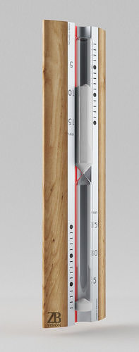 Sauna hourglass 3D model