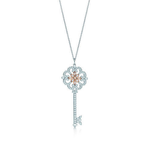 KT-003 key necklace with diamonds 3D print model