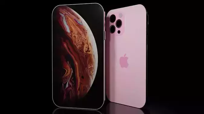 medium poly iphone 