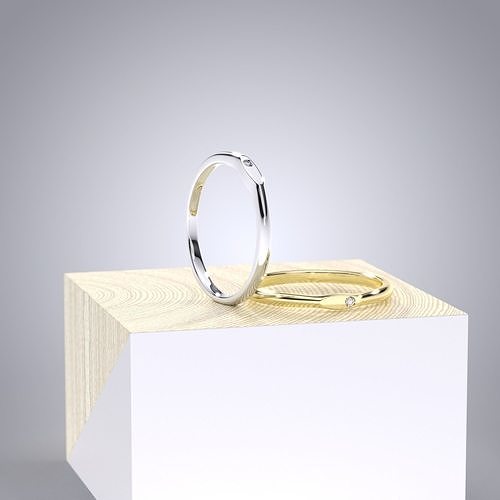 WEDDING RING STACK MY028 3D print model