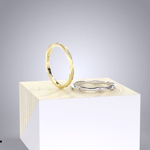 WEDDING RING STACK MY030 3D print model