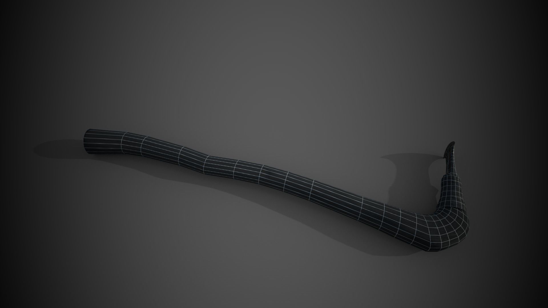 Bronze Age Adze Low-poly 3D model_14